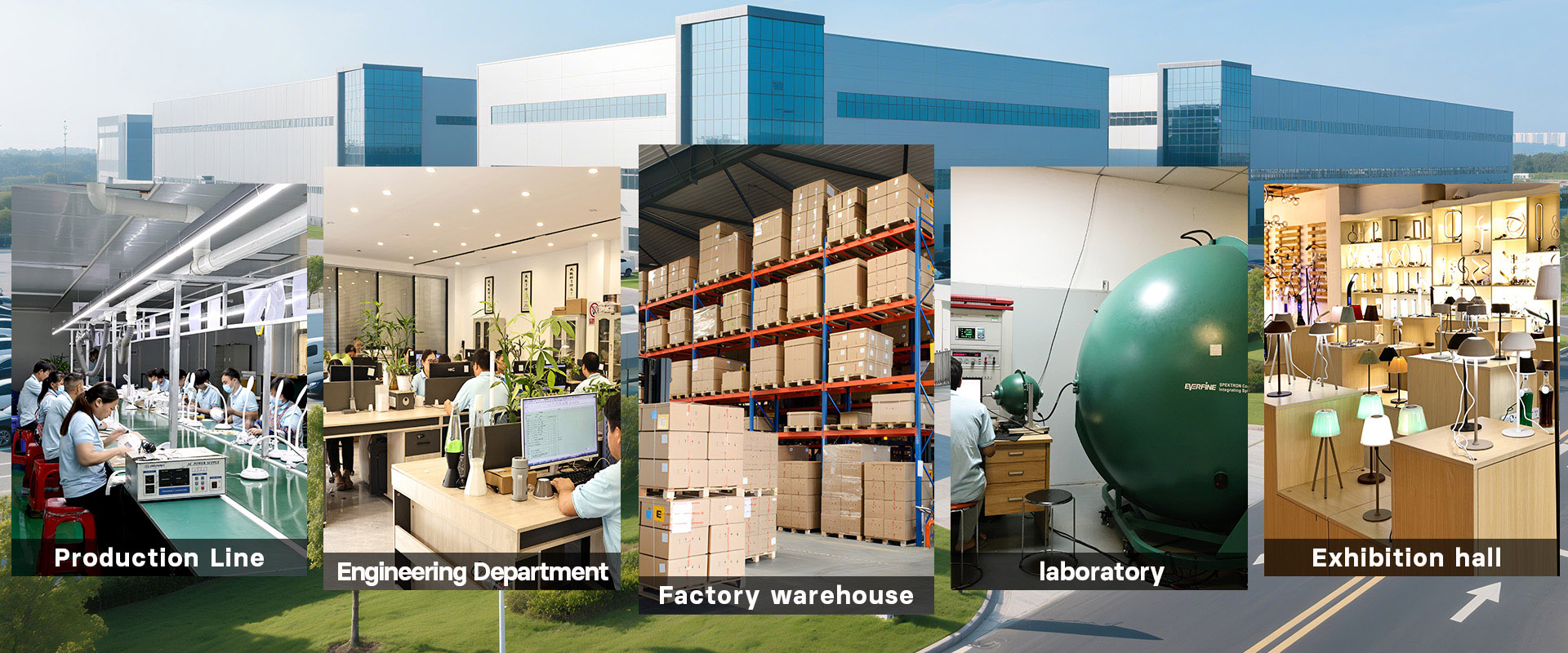 Завод за лампи със скоби