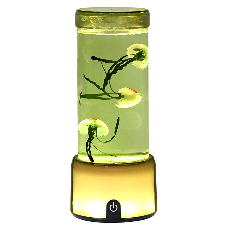 RGB LED черна медуза лампа